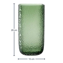 Vase MARTELLO 29 cm grün