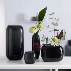 Vase MILANO grau 13 cm x 18 cm x 14 cm