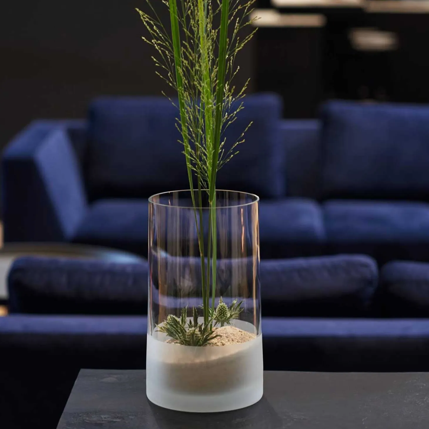 Vase NOVARA 26 cm satiniert