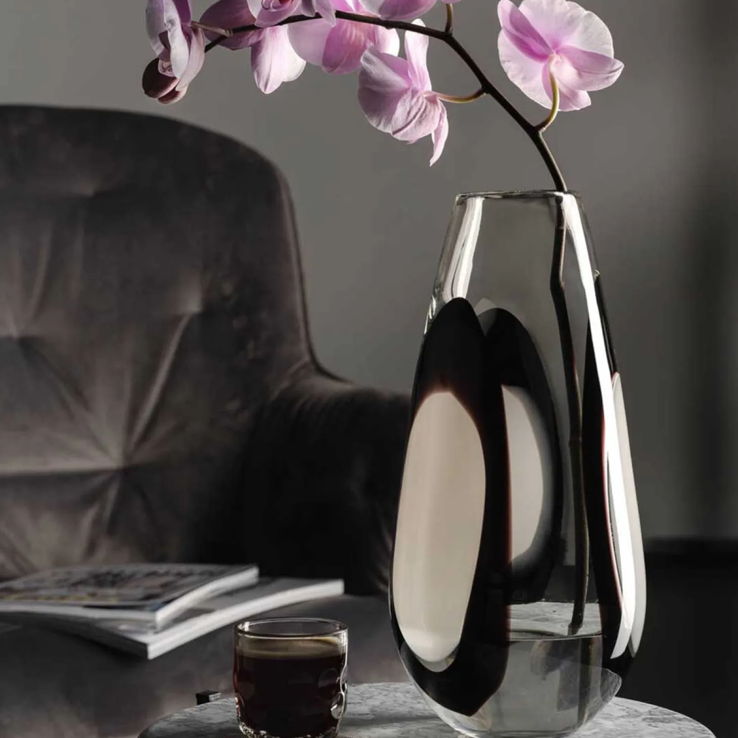 Vase OCCHI BIANCHI 37 cm