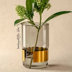 Vase SILENZIO 15 cm grau