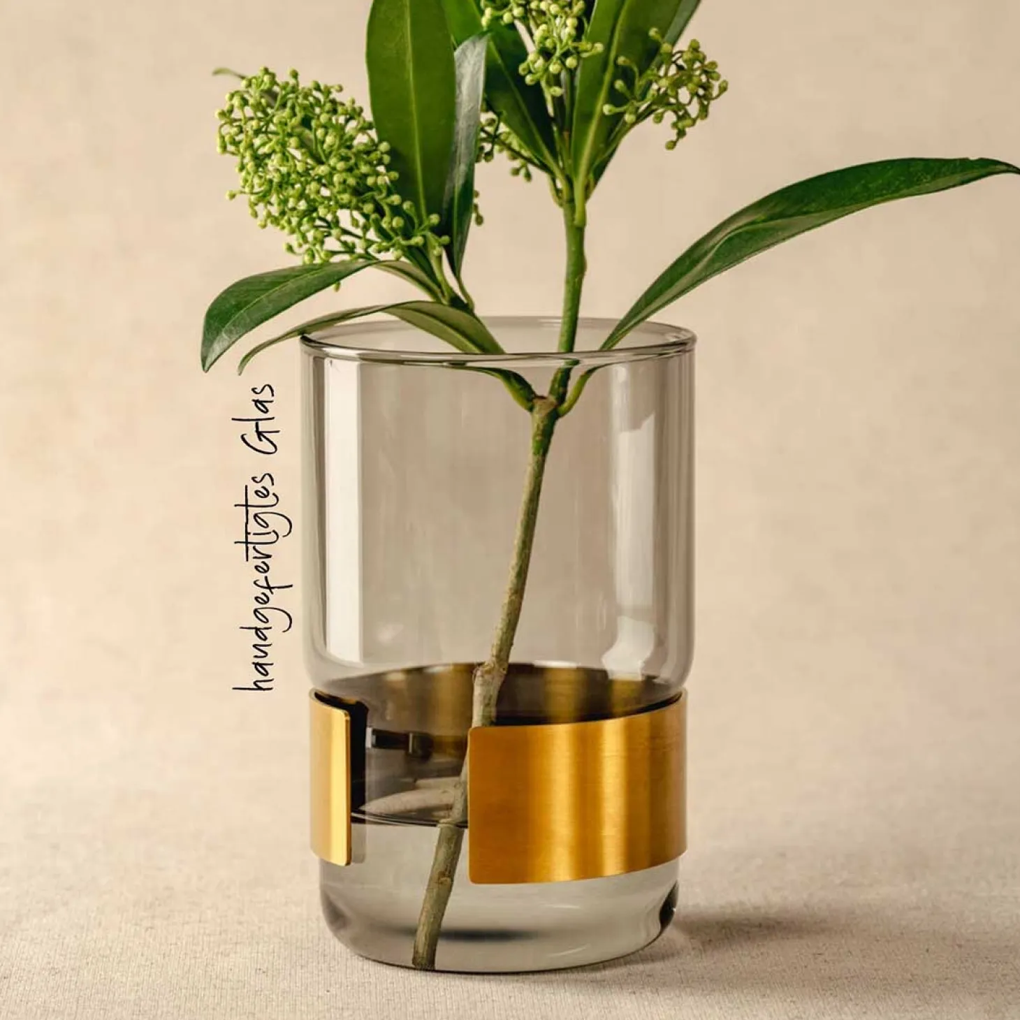 Vase SILENZIO 15 cm grau