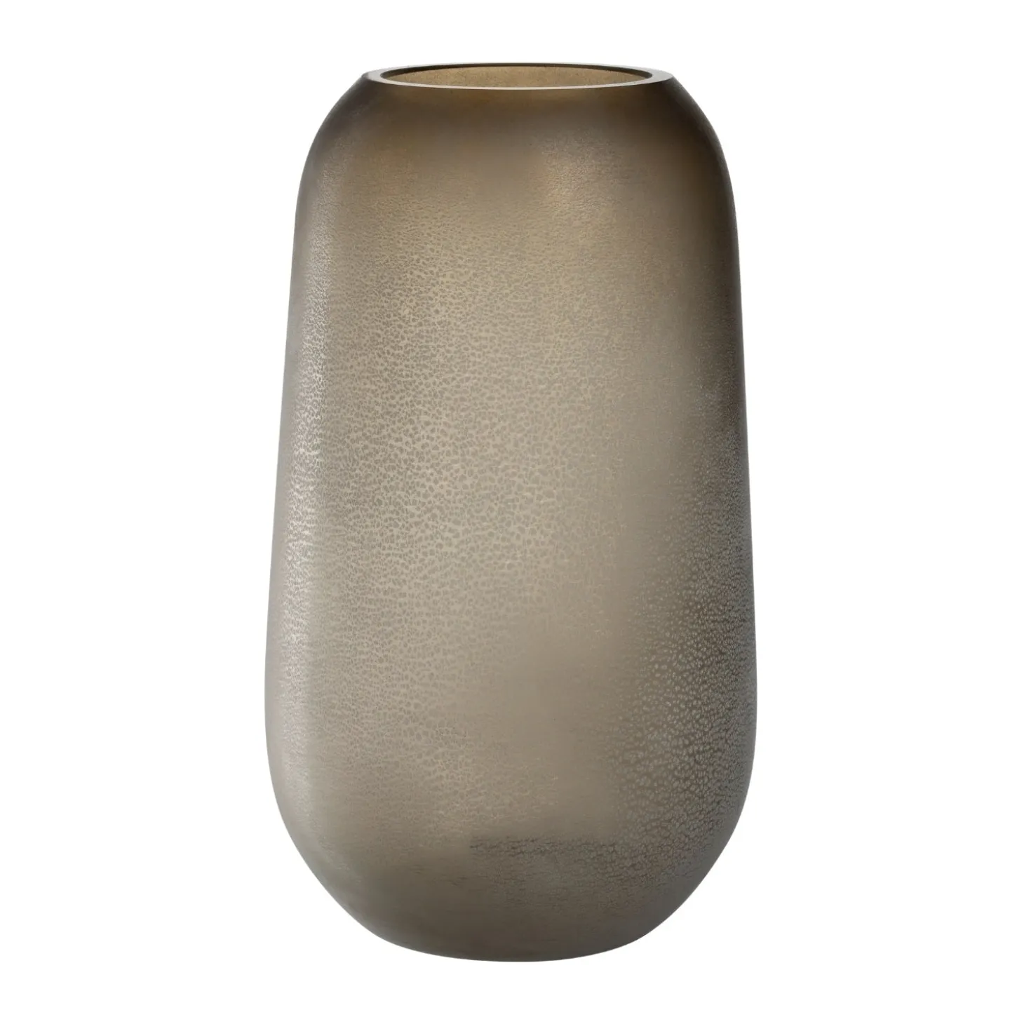 Vase TROGOLO 40 cm taupe
