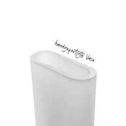 Vase TURNO 34 cm satiniert