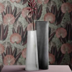 Vase TURNO 34 cm satiniert