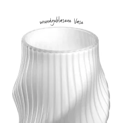 Vase VERDI 30 cm weiß