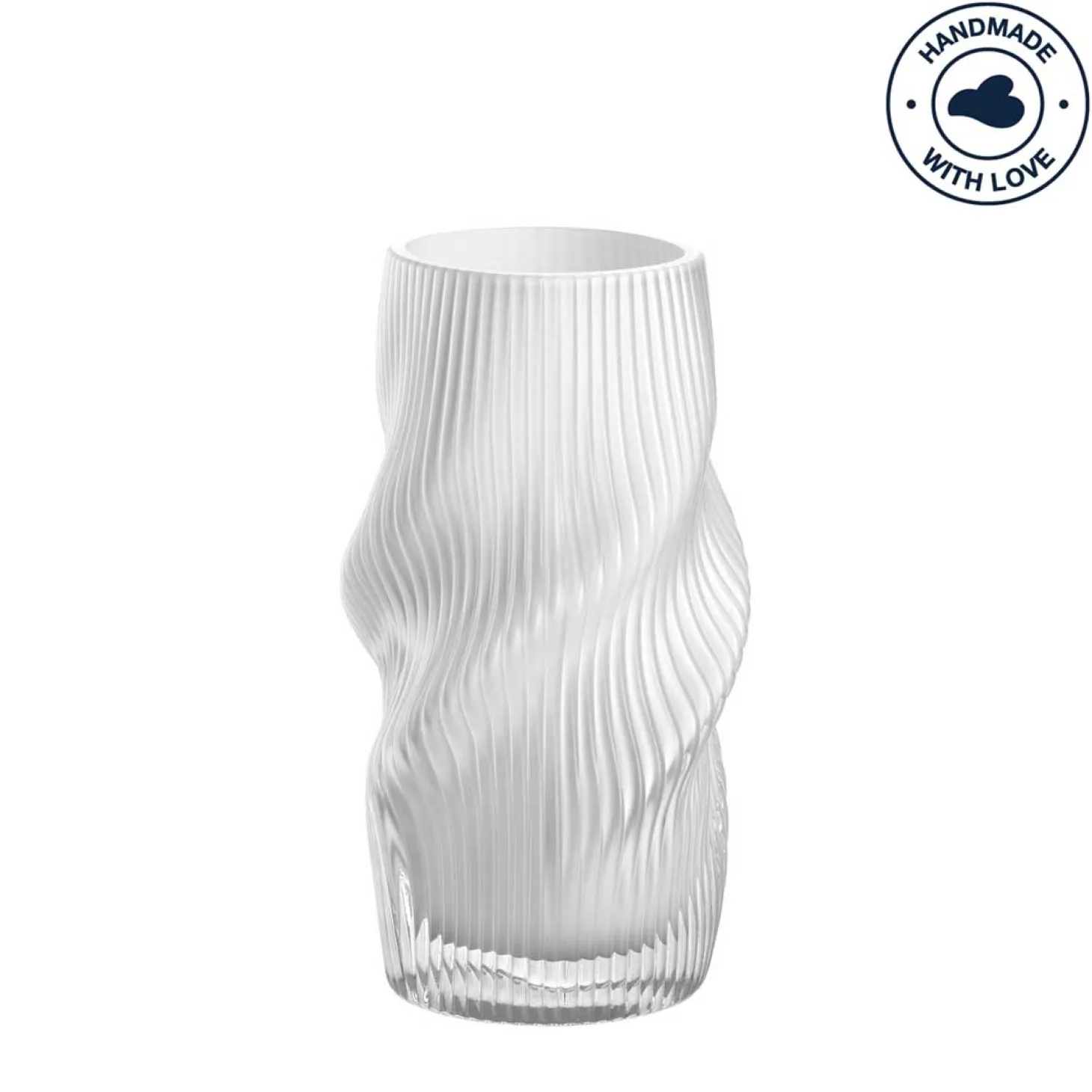 Vase VERDI 19 cm weiß