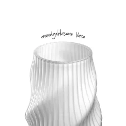 Vase VERDI 19 cm weiß