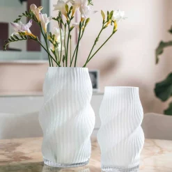Vase VERDI 23 cm weiß