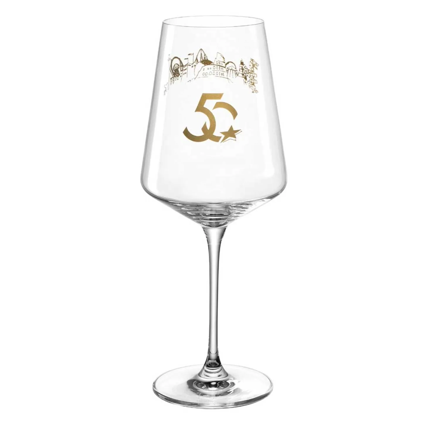 Weinglas Europa-Park Silhouette 50 Jahre 560 ml