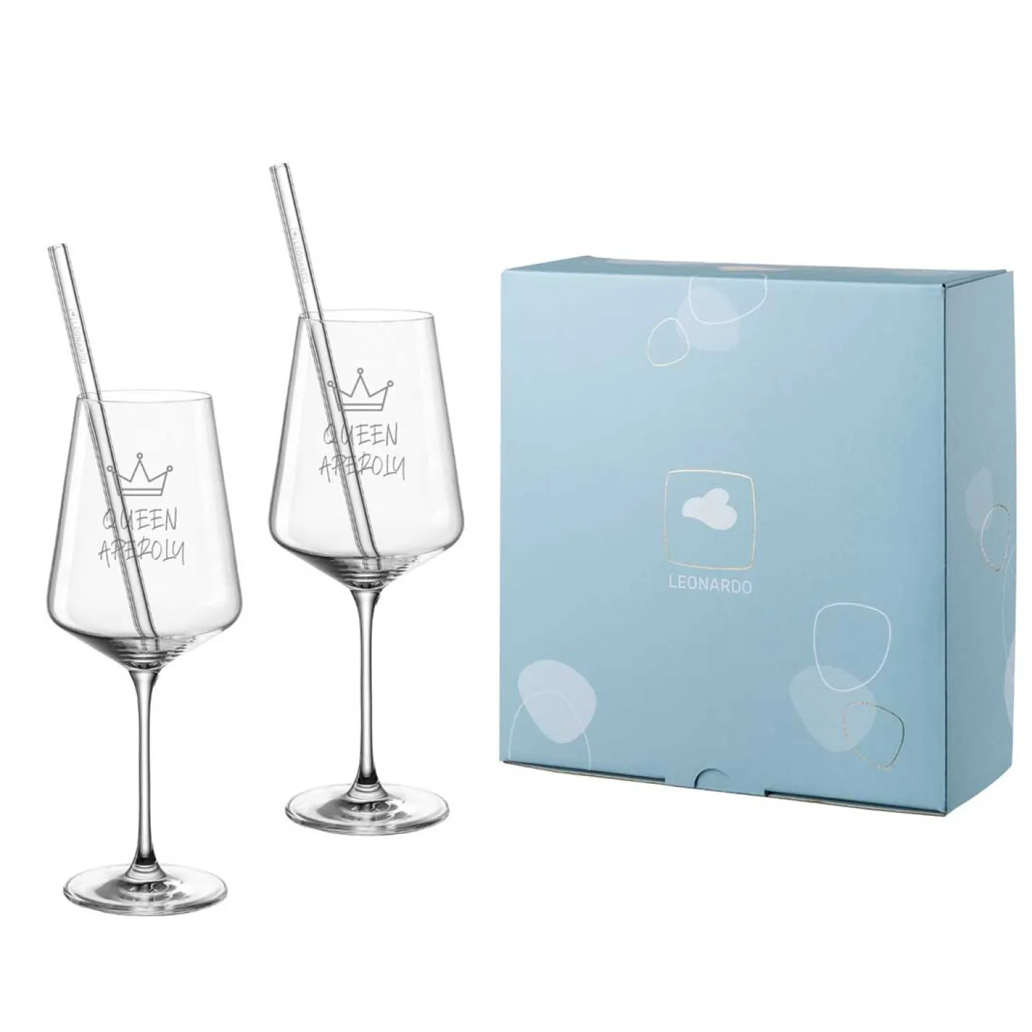 Weißweinglas Geschenkset PUCCINI 5-teilig 560 ml mit persönlicher Gravur