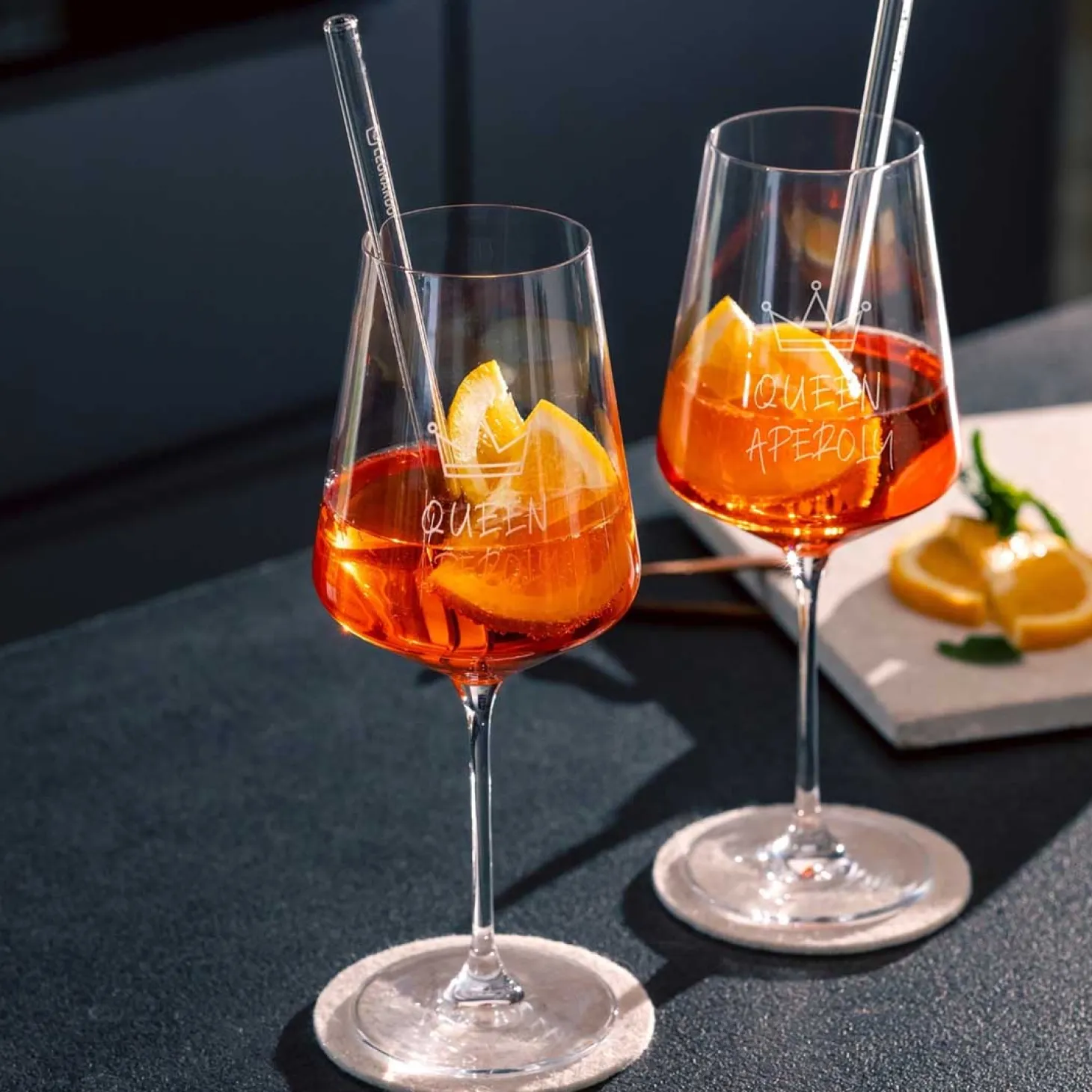 Weißweinglas Geschenkset PUCCINI 5-teilig 560 ml mit persönlicher Gravur